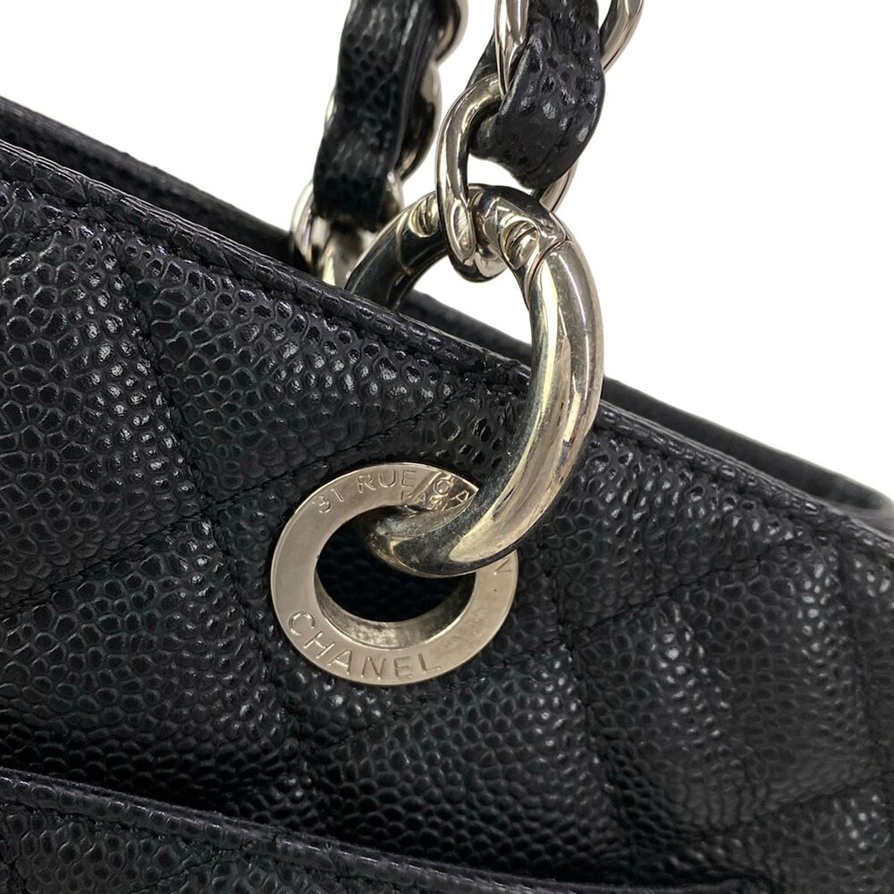 Chanel Reprinted chain tote,GST Tote Bag A50995 Black Silver - Picture 15 of 16